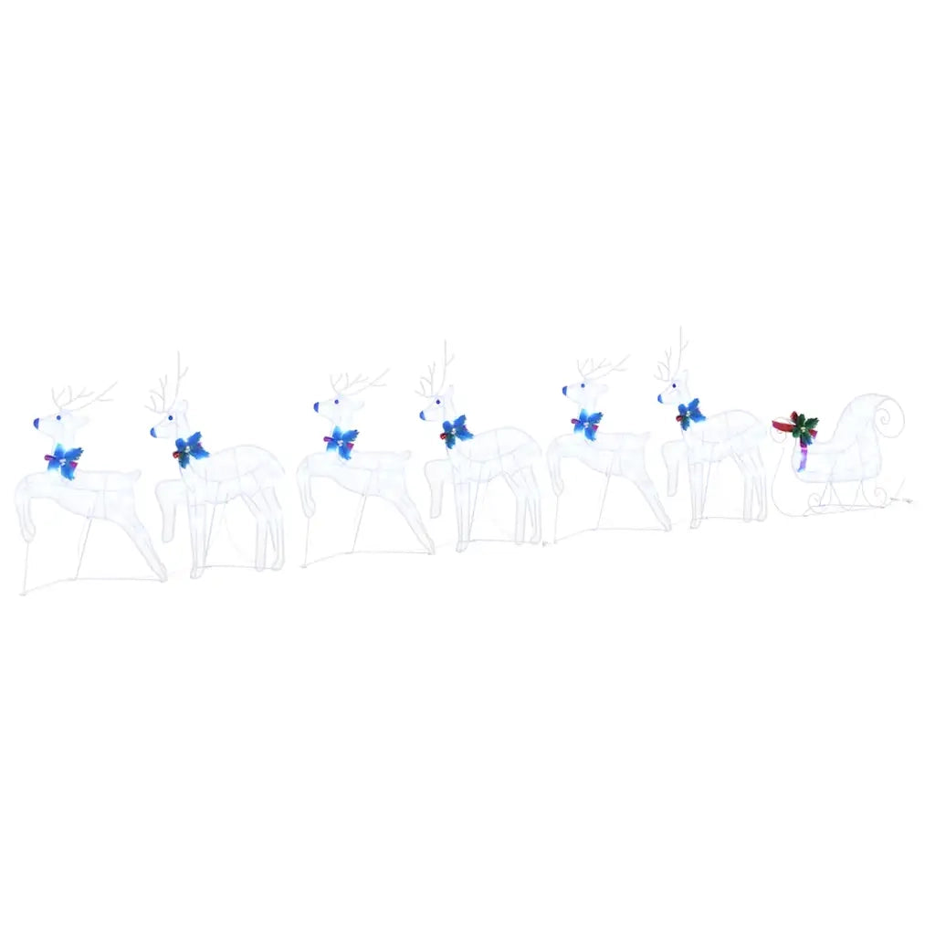 Renne LED 7 pz Bianco Tessuto CFW5307439
