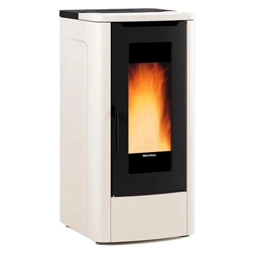Stufa pellet extraflame 1295701 teorema ad avorio