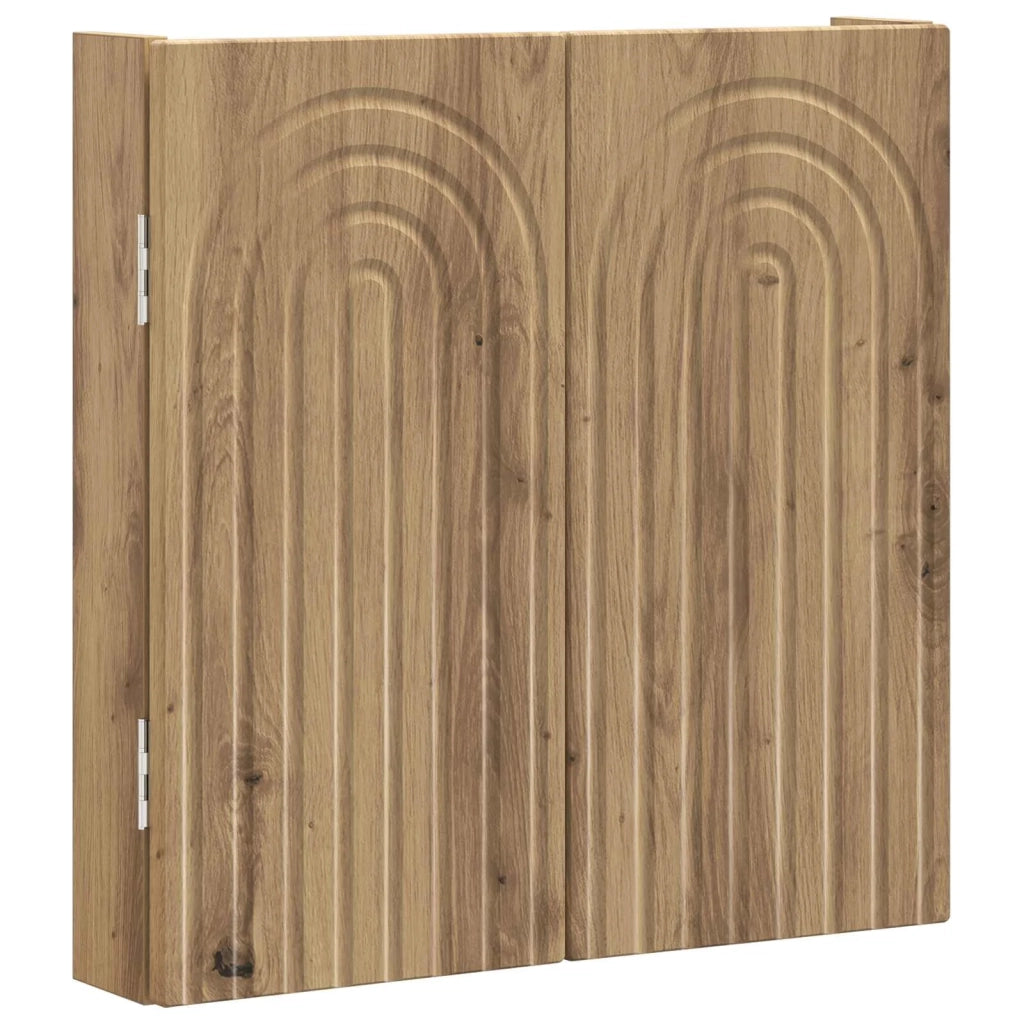 Armadio per Dartboard ALKMAAR Rovere Artigianale 896234