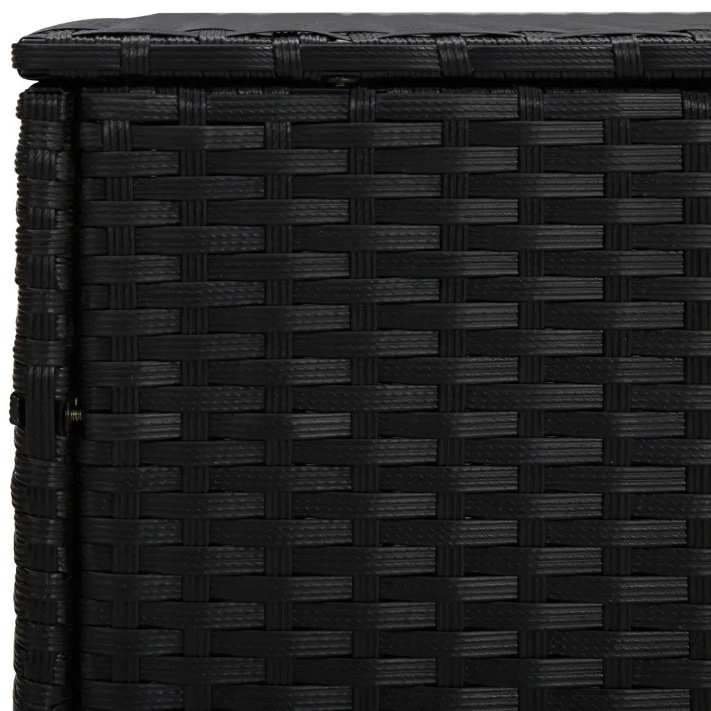 Tavolini da Giardino 3 pz | Tavolino da esterno Neri in Polyrattan