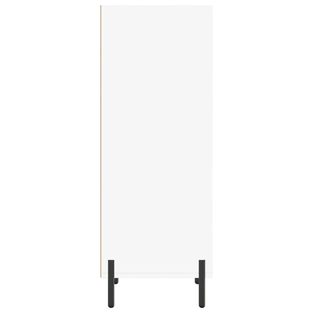 Buffet credenza cassettiera mobiletto mobile contenitore organizer per cucina soggiorno salotto 34,5 x 32,5 x 90 cm legno ingegnerizzato bianco 02_0030230