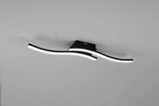 Plafoniera LED RL Route metallo 56cm nera/bianca 4000K