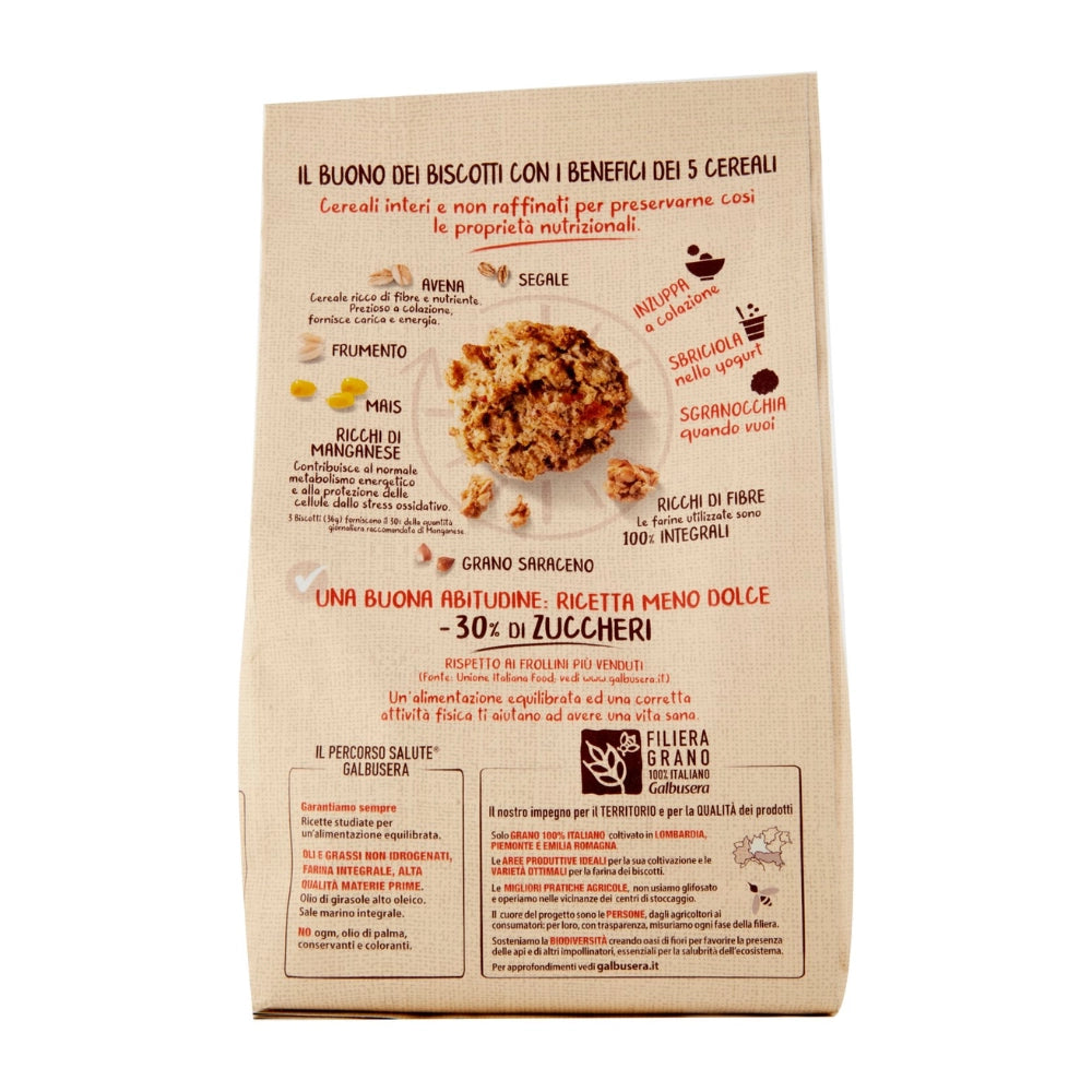 Galbusera cereali g granola e frolla con albicocca arancia mandorle 3 confezioni