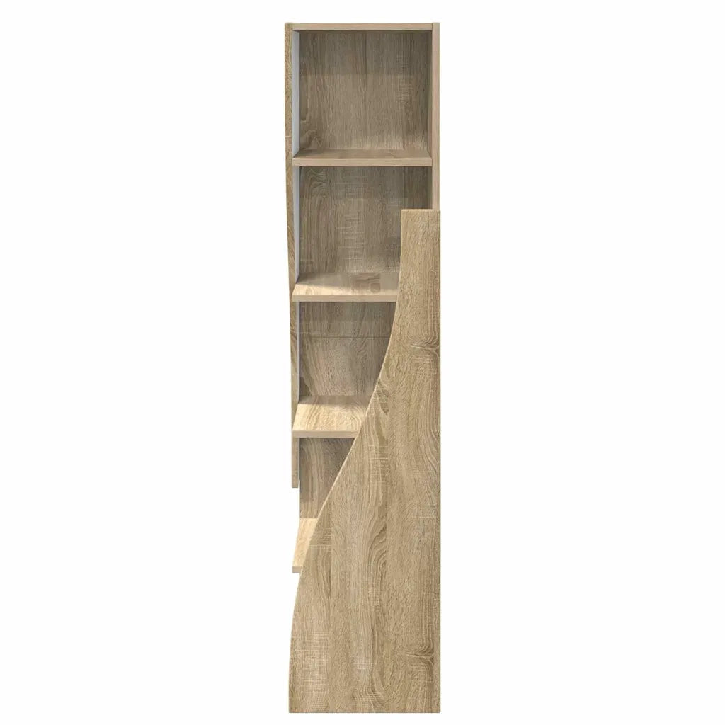 Mobile angolare Rovere Sonoma 32x32x140cm Legno multistrato 889877