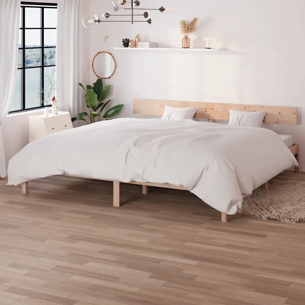 Giroletto senza Materasso in Legno Massello 200x200 cm