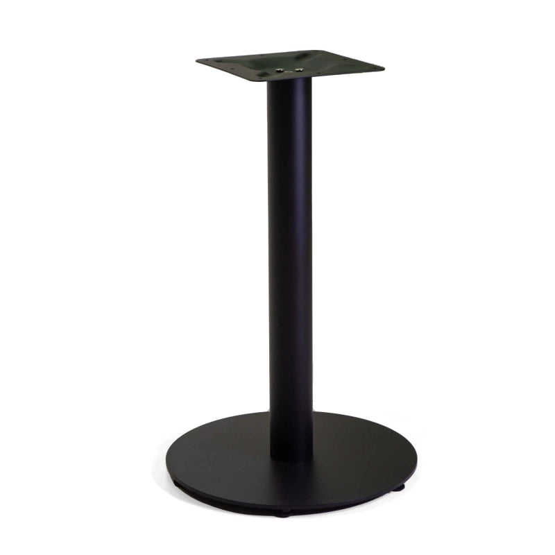 Base tavolo acciaio Gordon nero tondo cm ø45h72