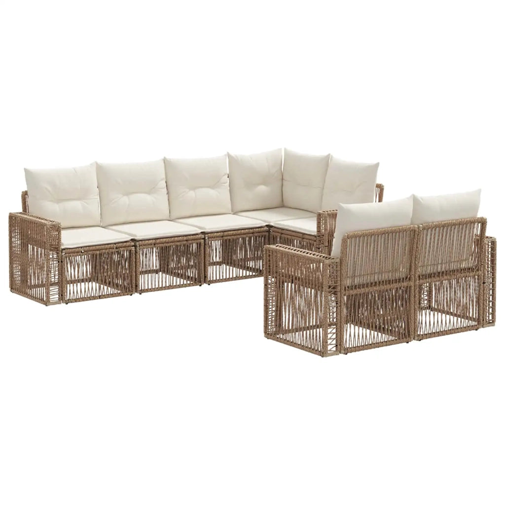 Set Divano da Giardino 7 pz 7-Numero di posti 3435183