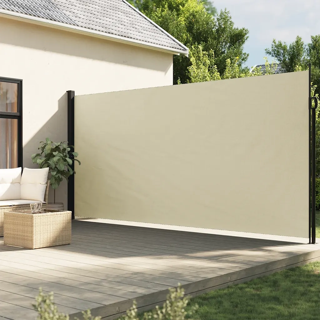 Tenda da Sole Laterale Retrattile Crema 200x500 cm 4004460