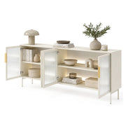 Kalerora, Mobile Porta tv 3 Ripiani, 181x39x62h cm Beige Cashmere