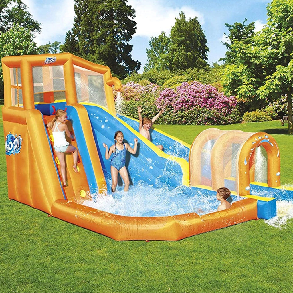 Bestway 53303 | H20GO! - Parco Acquatico Hurricane Tunnel Blast, 420x320x260 cm