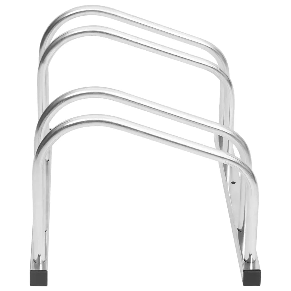 Portabici per 2 Biciclette Acciaio Zincato 154417