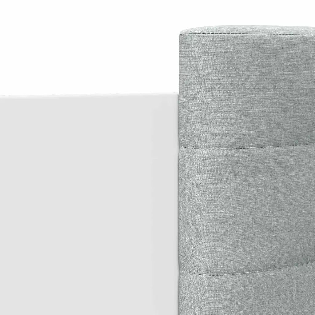 Giroletto con Testiera Bianco 200x200 cm in Legno Multistrato 3209891