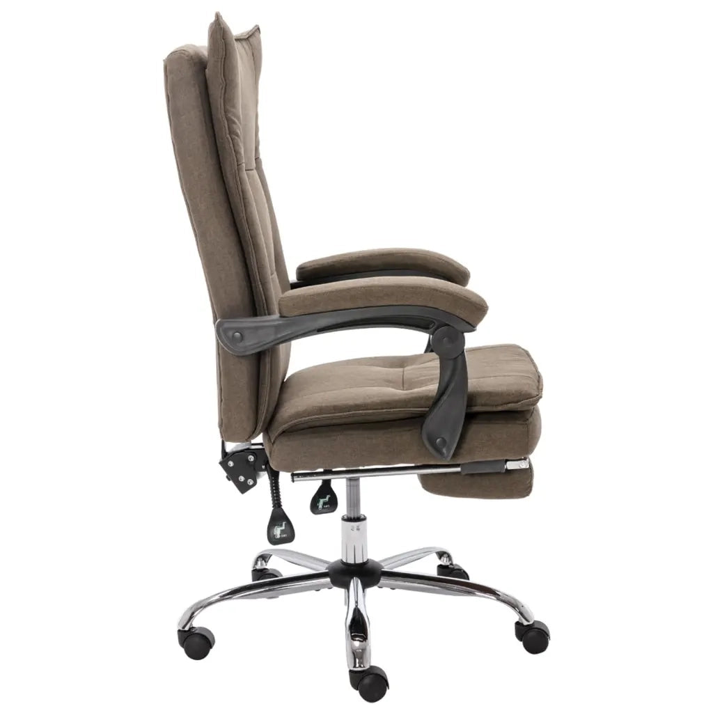 Sedia da Ufficio | Sedia da Gaming Grigio Talpa in Tessuto
