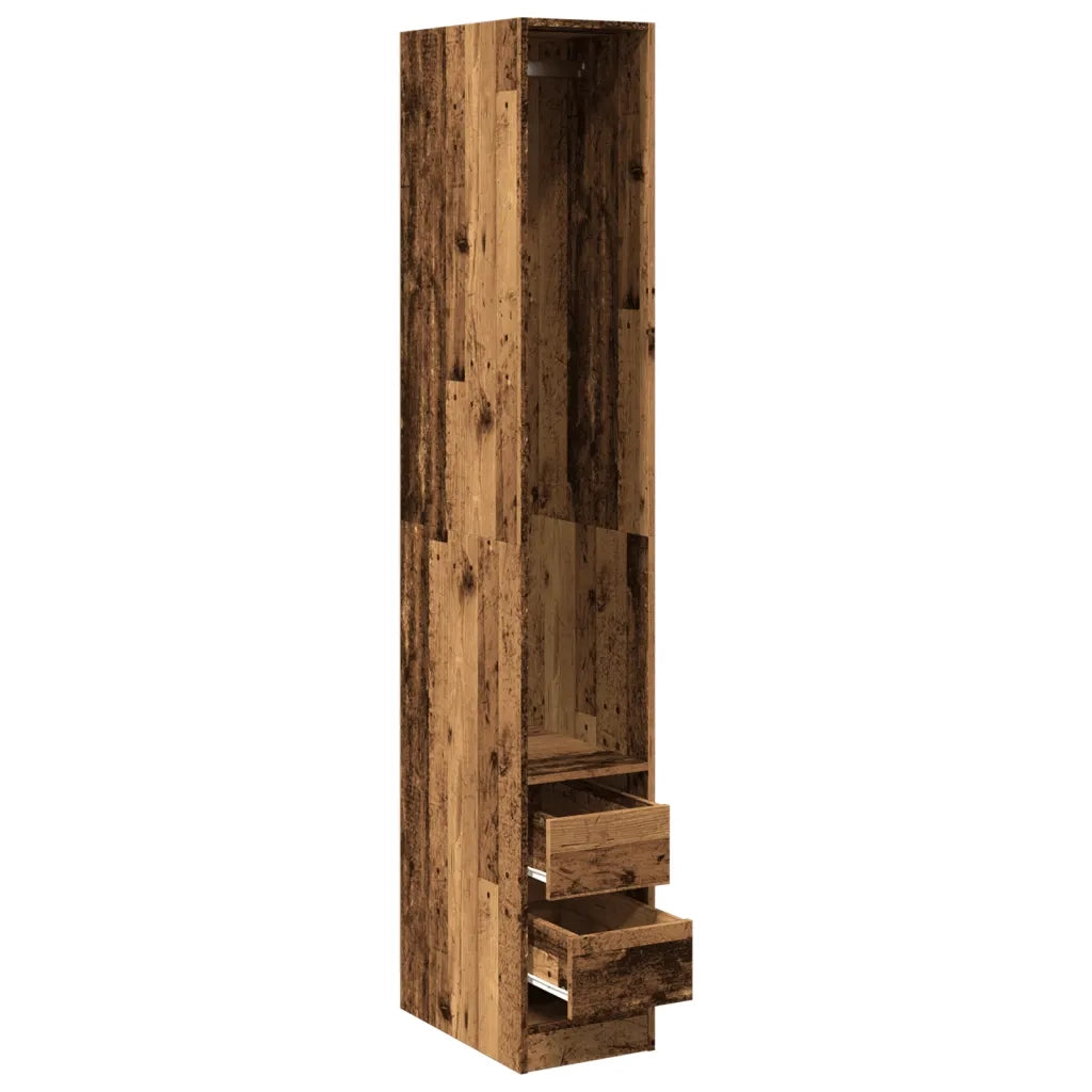 Armadio Legno Antico 30x50x200 cm in Legno Multistrato CFW3177179