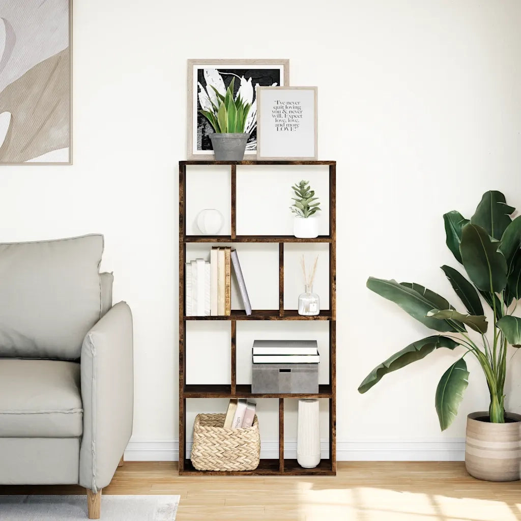 Libreria Rovere Fumo 60x20x120,5 cm in Truciolato 858151