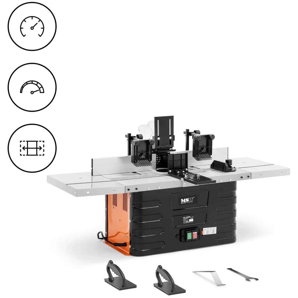 Fresatrice verticale per legno 1500 watt fino a 24.000 giri/min alluminio PP nylon acciaio rame 14_0010139