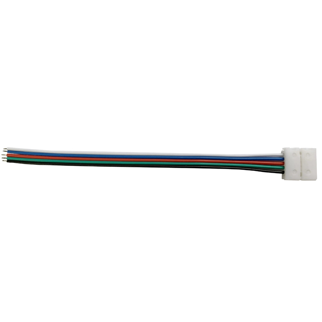 Connettore alimentazione RGBW 10mm 5pin 12-24V 3A Polux