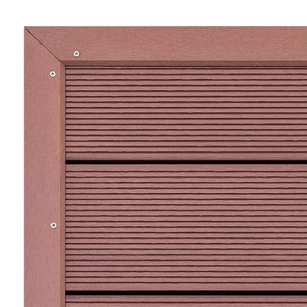 Pedana per Doccia Solare Marrone 101x63x5,5 cm in WPC 49065