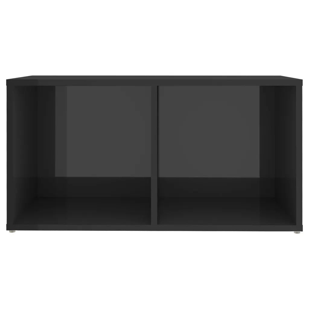 Mobili Porta TV 4 pz Grigio Lucido 72x35x36,5 cm in Truciolato