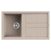 Lavello Elleci Incasso 1 vasca 86x51 Best 400 Granitek Avena LGB40051