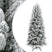 Albero di Natale Artificiale con Neve Floccata 150 cm PVC e PE 345189