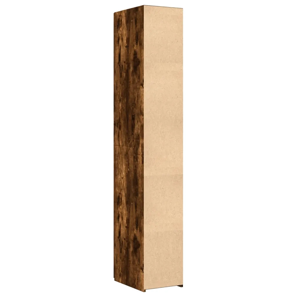 Credenza Rovere Fumo 30x42,5x185 cm in Legno Ingegnerizzato 3281396