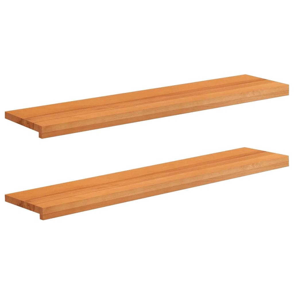 Tappeti per scale 2 pz 120 x 30 x 2 cm Marrone Chiaro 3446135