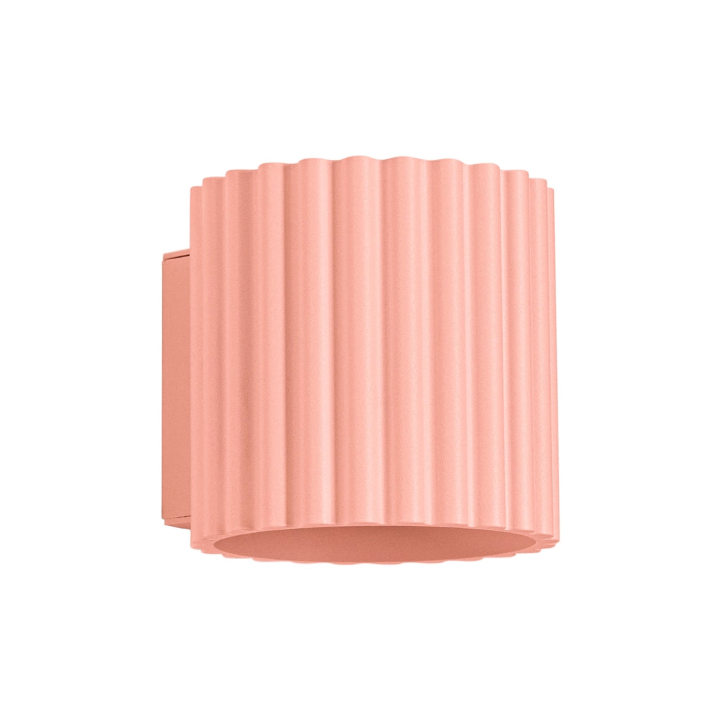 Applique moderna pesca tubo rigato 10cm su-giù G9 VISTAO