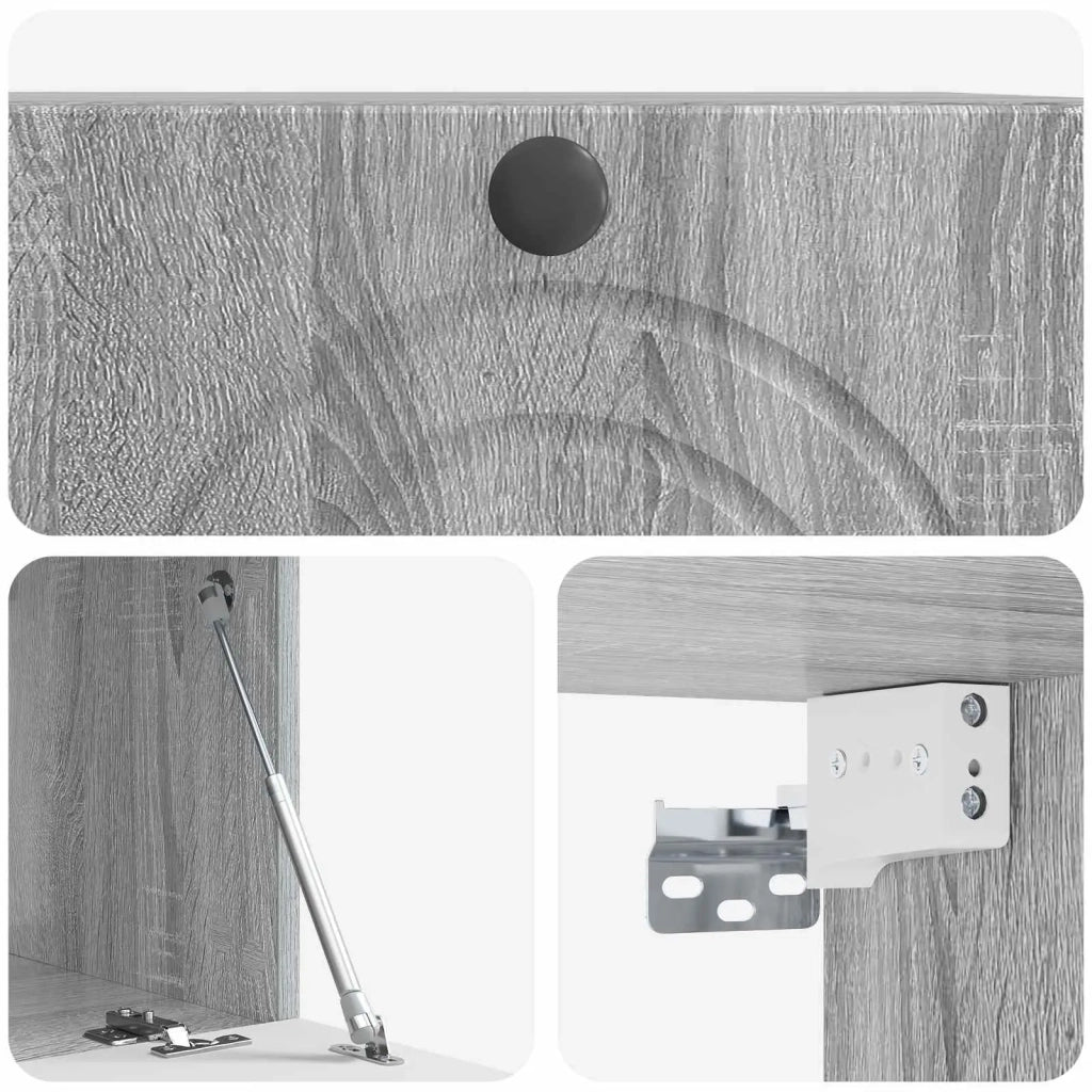 Mobile Porta TV da Muro Grigio Sonoma 59,5 x 41 x 30 cm 898171