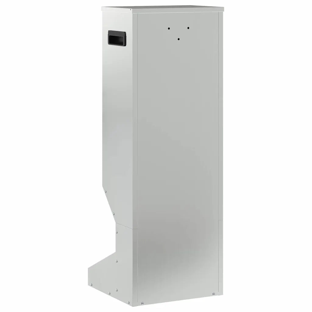Mangiatore per cervi Argento 28 x 30 x 80 cm Acciaio zincato CFW1723343