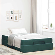 Struttura letto con materasso 2 pcs Verde Velluto 3399561