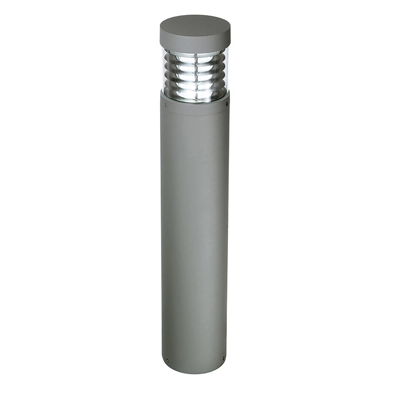 LARS Bollard Paletto LED da terra per esterno 15W 82° IP65 3000K Grigio 65cm - Rossini Illuminazione