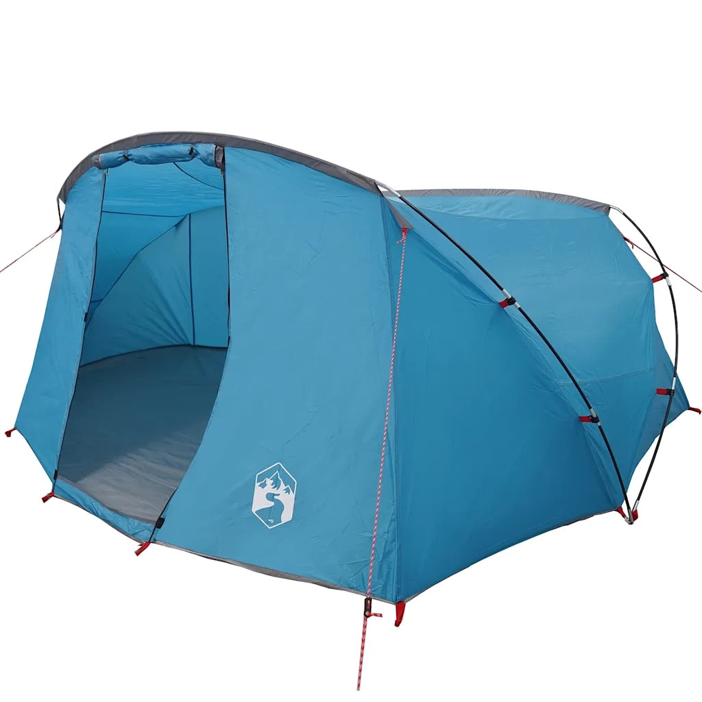 Tenda tunnel per 4 persone Blu e Grigio 318 x 275 x 140 cm 42004054