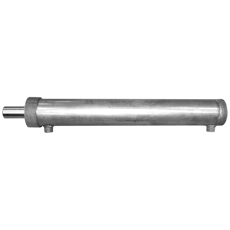 Cilindro idraulico 650 mm con filettatura M20 e raccordo idraulico Ø20