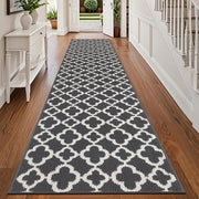 Lunga scarpata per corridoio, antiscivolo 60x300 cm, grigio scuro, tappeto da cucina, lavabile, scarpata antiscivolo per corridoio, lunga scarpata per corridoio, scarpata moderna per corridoio, cucina e ingresso