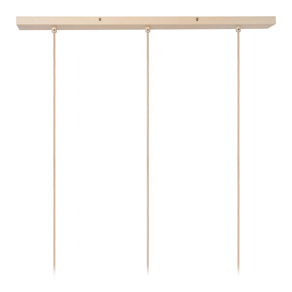 Lampada a sospensione Lucide Corina beige 3xE27 40W