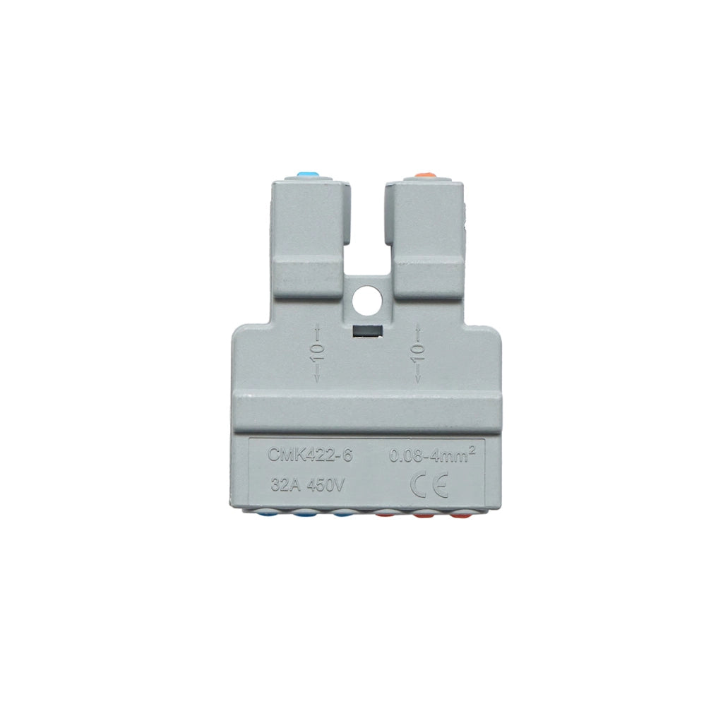 Connettore rapido per cavi 32A 450V, 8 poli 0,08-4mm Leader