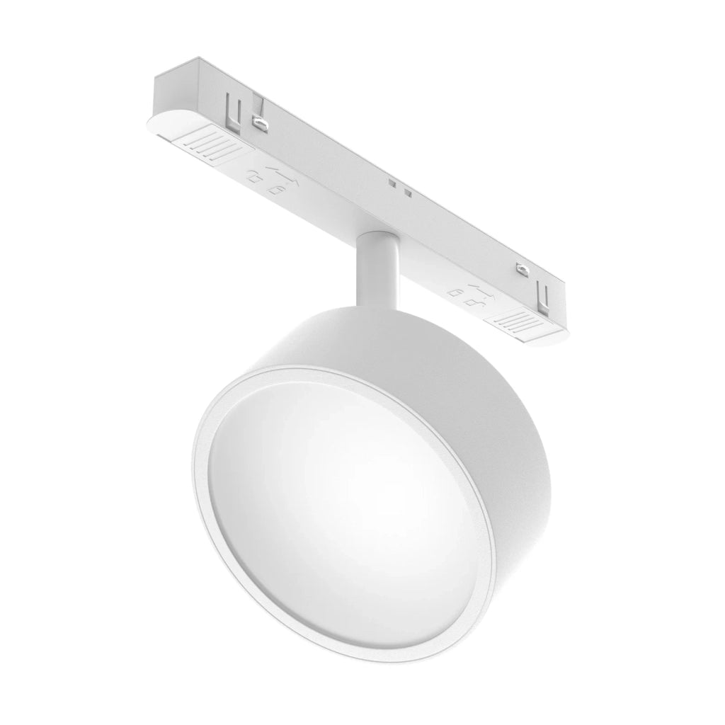Maytoni lampada da binario Exility Rado 1 luce LED integrato bianco alluminio
