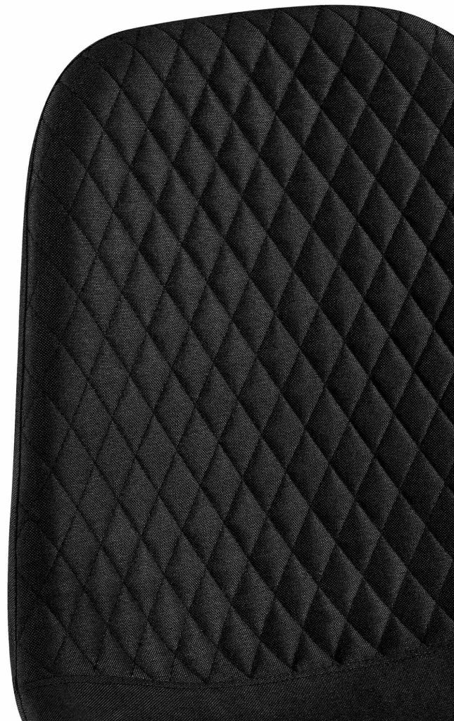Set di 4 sedie Giverny nero,Tessuto