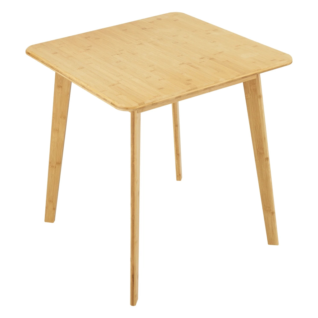 Tavolo da pranzo quadrato per 2 persone 75 x 70 x 70 cm bambù 03_0008698