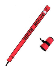 Segnalatore di Emergenza Opaco - Inflato - Sicuro - Bandiera di Emergenza - Nastro Riflettente - 1,2m x 15cm - Segnalatore di Emergenza