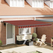 Tenda Retrattile arancione e marrone 400 × 300 cm 3330511