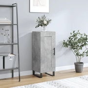 Credenza Grigio Cemento 34,5x34x90 cm in Legno Multistratocod mxl 79978