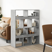 Divisorio Stanza | Paravento | Divisorio Ambienti Grigio Cemento 100x33x125,5 cm in Truciolato