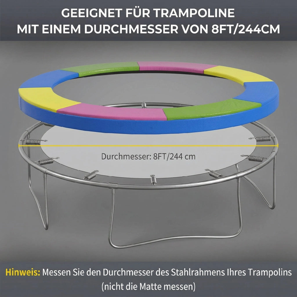 Copertura per trampolino ¨C zephmum ¨C ?244 cm, impermeabile, resistente