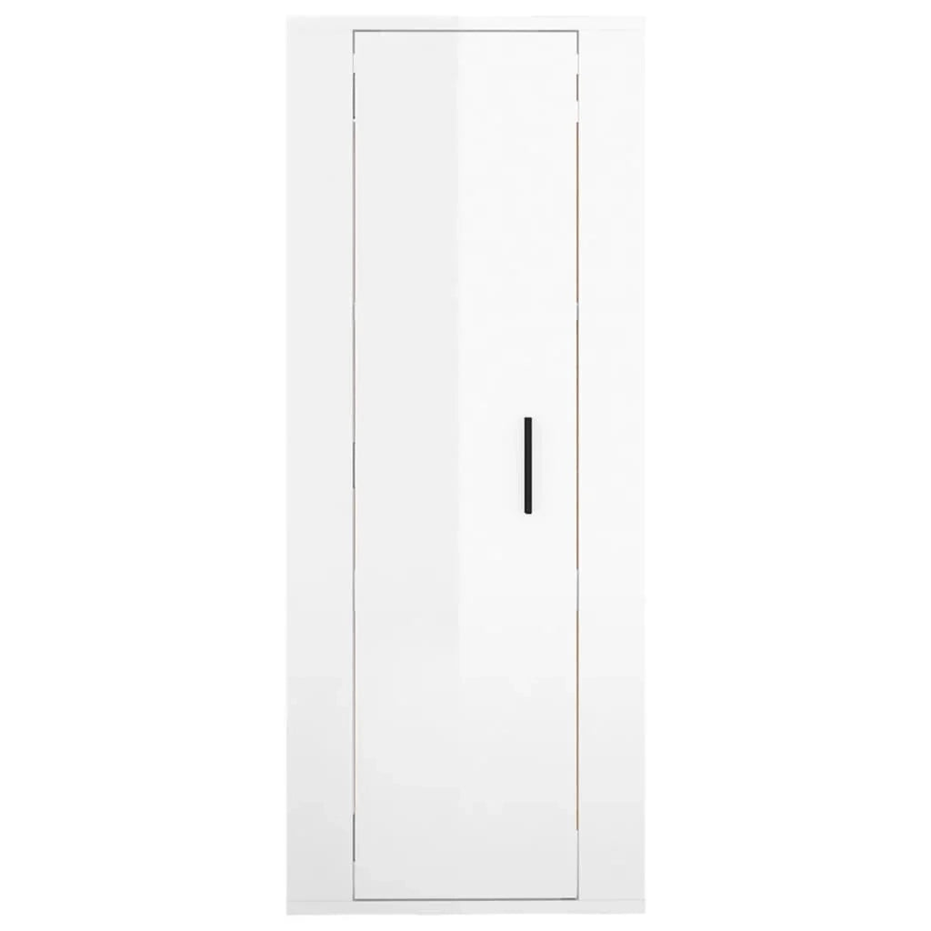 Mobile TV multimediale scaffale TV credenza mobile TV sala da pranzo soggiorno camera da letto da parete lucido 40 x 34,5 x 100 cm bianco 02_0028087