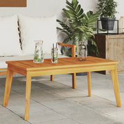 Tavolo da Pranzo da Giardino 100x55x45 cm Legno Massello Acacia 366383