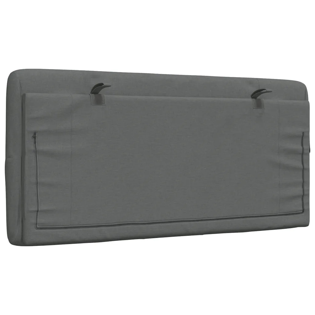 Cuscino Testiera Grigio Scuro 100 cm in Tessuto CFW8451658