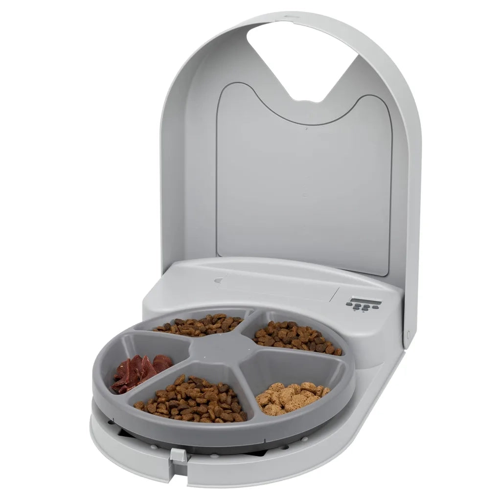 PetSafe Dispensatore di 5 Pasti per Animali Eatwell con Timer Grigio 444458