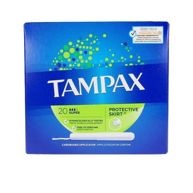 SET 12 TAMPAX BLUE BOX ASSORBENTI INTERNI SUPER  FLUSSO ABBONDANTE DA 20 PZ